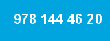 978 144 46 20 978 144 46 20